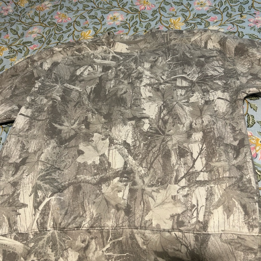 HOLLISTER GREY CAMO SWEATSHIRT